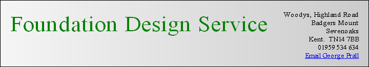 Foundation Design Service